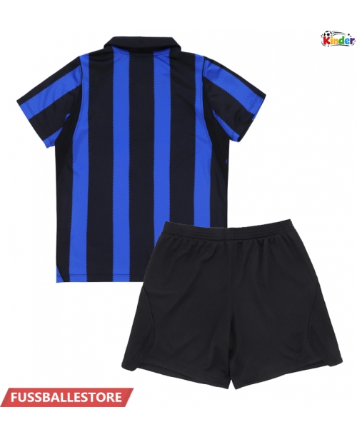 Günstige Inter Milan Heimtrikotsatz Kinder 2026-27 Kurzarm (+ Kurze Hosen)
